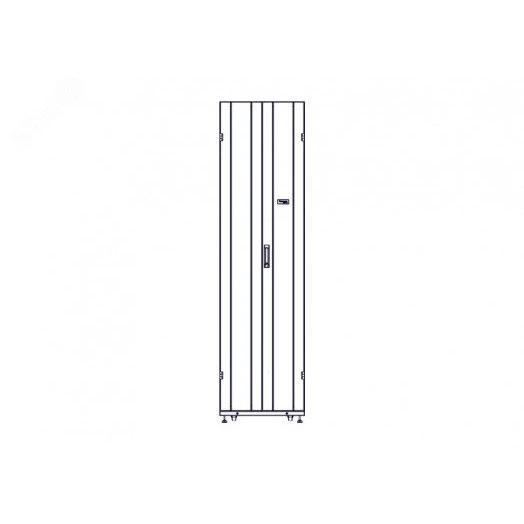 Шкаф Uniprom. 48U-600/1200. боковые панели 4шт. черный
