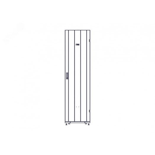 Шкаф Uniprom. 48U-600/1200. боковые панели 4шт. черный