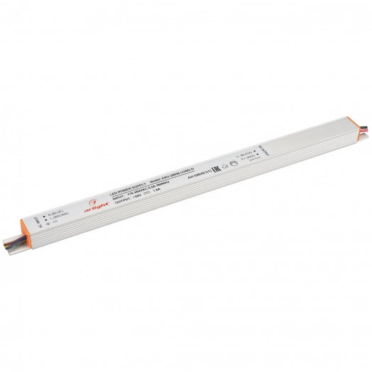 Блок питания ARV-24036-LONG-D (24V, 1.5A, 36W) (ARL, IP20 Металл, 2 года)