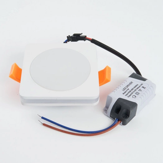 Светильник светодиодный ДВО-7w 4000K 560Лм белый