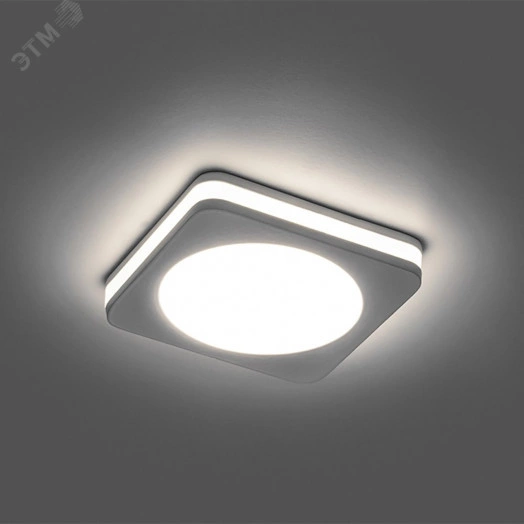 Светильник светодиодный ДВО-7w 4000K 560Лм белый