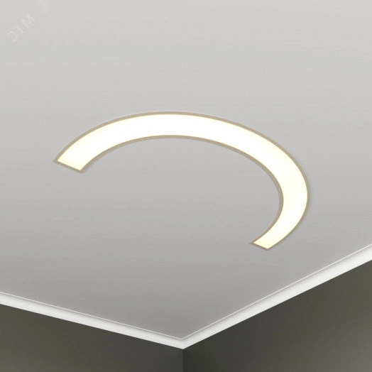 Светильник светодиодный RVE-LBX-ARCO-730-V (Полукольцо 730х380х100мм S80мм 24Вт встраиваемый 4000K Белый)