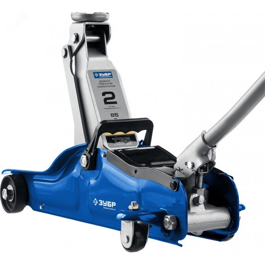 Домкрат подкатной с низким подхватом в кейс Профессионал Т-35 2т 85-330мм