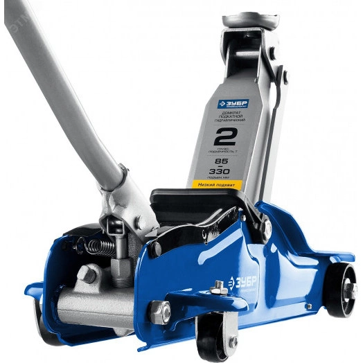 Домкрат подкатной с низким подхватом в кейс Профессионал Т-35 2т 85-330мм