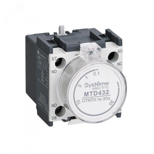 ДОП. КОНТ. MC1G/E ВЫД. ВРЕМ. ВКЛ 10…180С