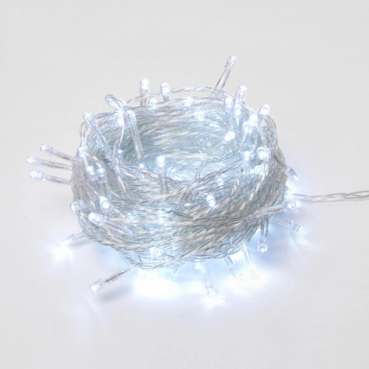 Гирлянда светодиодная 10м 100 светодиодов Белый свет Провод прозрачный ULD-S1000-100/DTA WHITE IP20