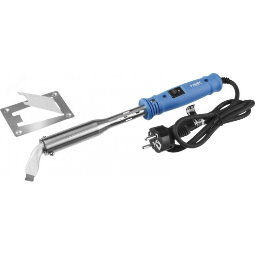 Электропаяльник высокомощный  200Вт с пластиковой рукояткой, выключателем, клин, Ceramic PRO