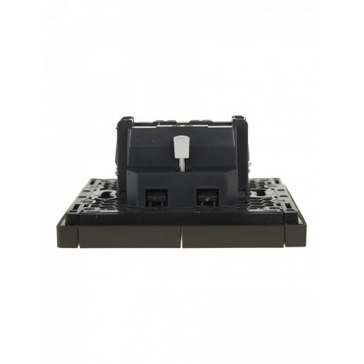 FORTE&PIANO Выключатель 2-клавишный с индикацией 10А FP306 серый IEK