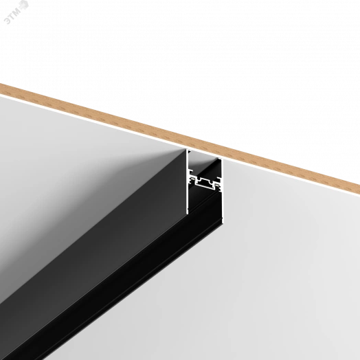 Шинопровод магнитный подвесной 1 м для магнитной системы Galakti черный