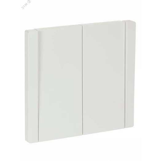 FORTE&PIANO Выключатель 2-клавишный 10А FP205 белый IEK