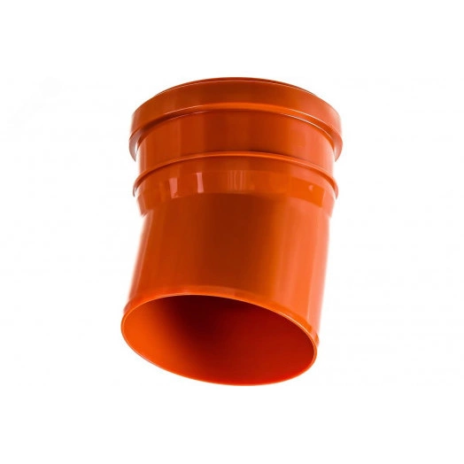 Отвод для наружной канализации 15 град. 160