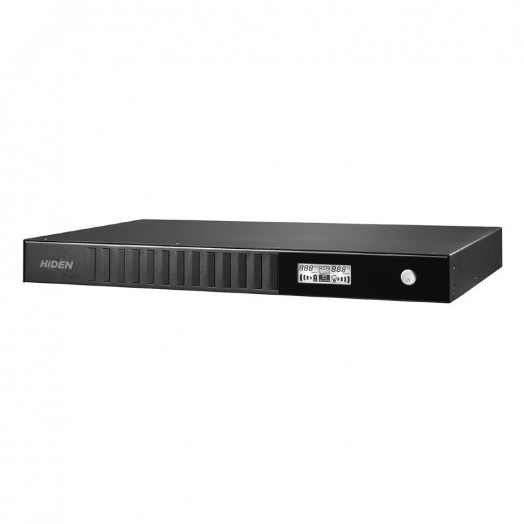 Источник бесперебойного питания line-interactive Hiden KLPS500RM 500ВА/300Вт, фаза 1/1, Rackmount 1U, 4xIEC C13, LCD, USB, SNMP слот