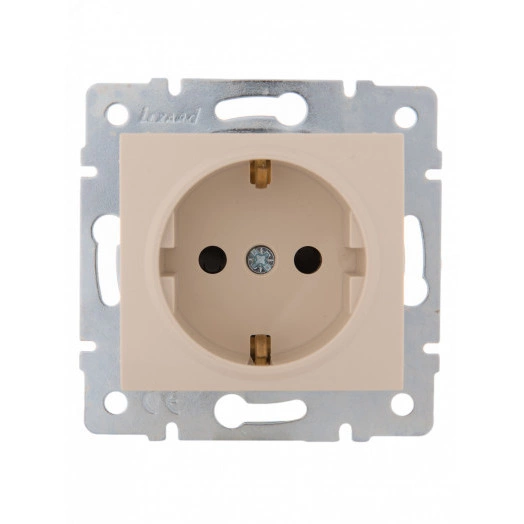 KARINA Розетка с защитой от детей ПБТ крем (10шт/120шт)