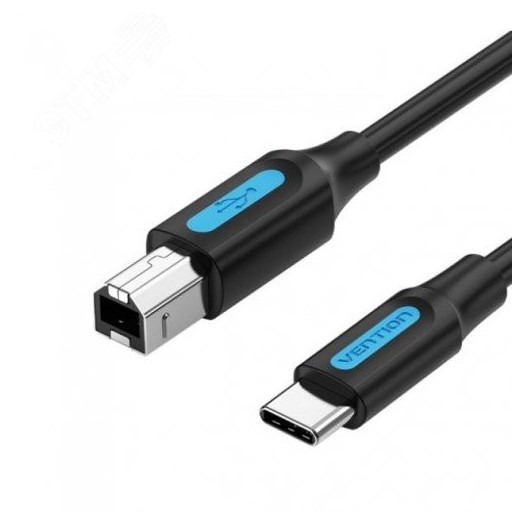 Кабель USB 2.0 Type C M на BM, 1 м.