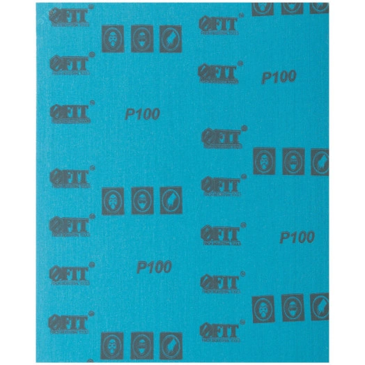 Листы шлифовальные водостойкие на тканевой основе, алюминий-оксидные, Профи 230х280 мм, 10 шт P100