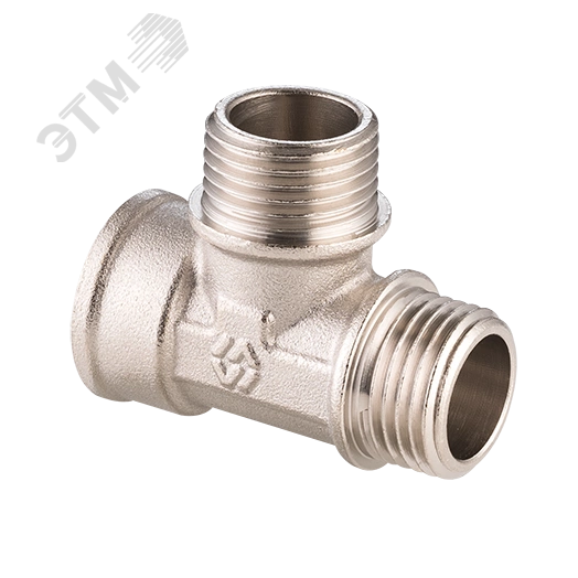 Тройник ВНН 3/4'х3/4'х3/4' переходной, никелированный