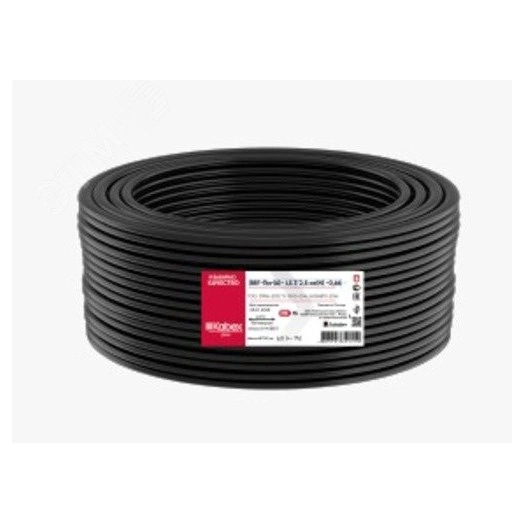 Кабель силовой ВВГнг(А)-LS 3x1,5 ок(N, PE)-0.66   бухта 100м