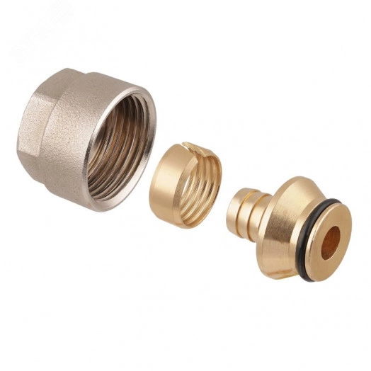Адаптер Евроконус латунный для трубы 16x2.2 (3/4 евроконус)