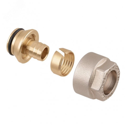 Адаптер Евроконус латунный для трубы 16x2.2 (3/4 евроконус)