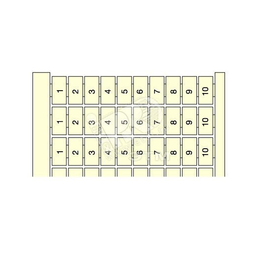 Маркировка вертикальная  RC65 (1...100)