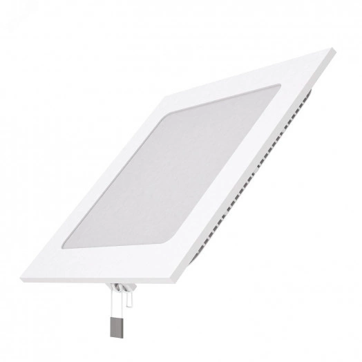 Светильник светодиодный ДВО 12 Вт 3000К 800 лм 220-240В IP20 170х170х22мм монт разм 155х155мм Пластик тонкий Slim Gauss