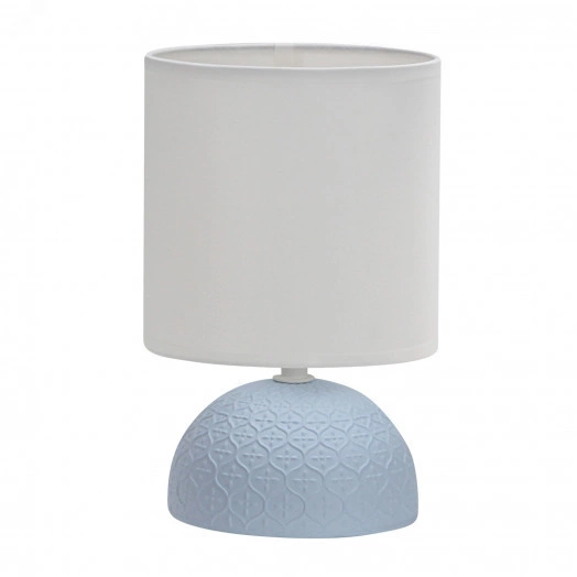 Светильник настольный декоративный под лампу Е14 40W Механический выключатель UML-B302 E14 BLUE Синий