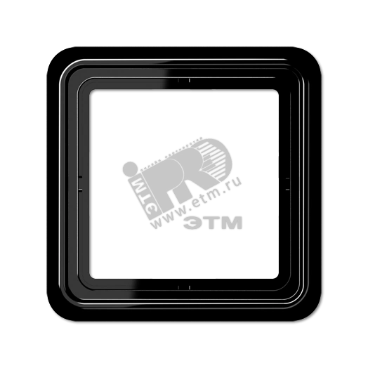 Рамка 1 пост универсальная черная