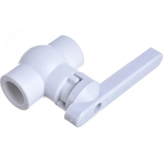 Кран шаровой 20мм полнопроходной полипропиленовый PPR