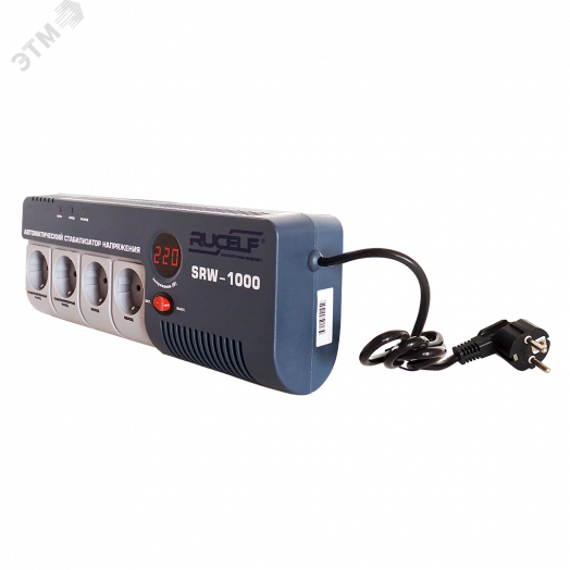 Стабилизатор напряжения релейный однофазный 1 кВА навесной