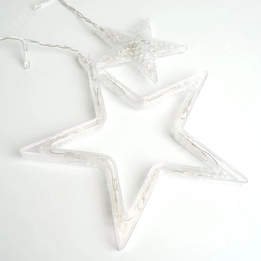 Гирлянда бахрома Звезды  LED 2700К 3x1м