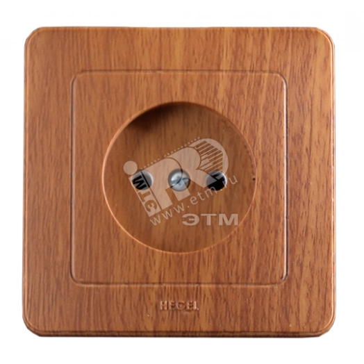 Розетка скрытая дуб