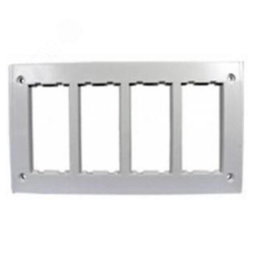 Connect Рамка на 4 S-модуля к монт.коробке SBM250, Сима Про, алюминий