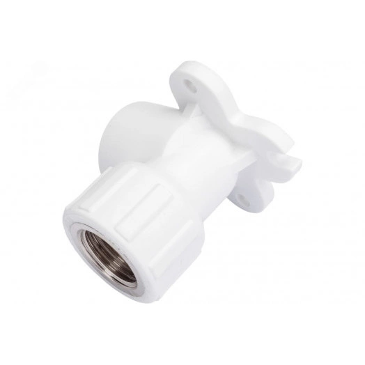 Водорозетка комбинированная 20х1/2' ВР полипропиленовая PPR белая с креплением