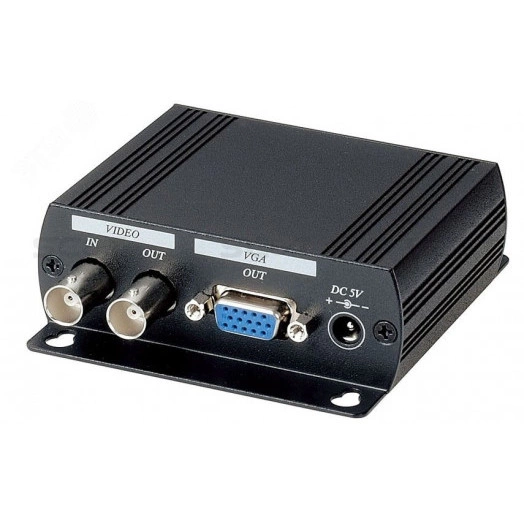 Конвертер аналогового видеосигнала в VGA-сигнал, разрешение до 1280х1024, частота до 85Гц