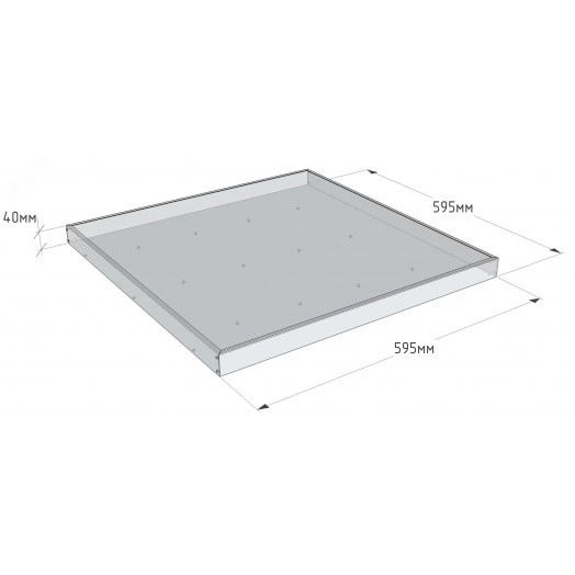 ДВО-32Вт, IP20, 5000К, 4450Лм, призм., 595х595х40, ДВО/ДПО