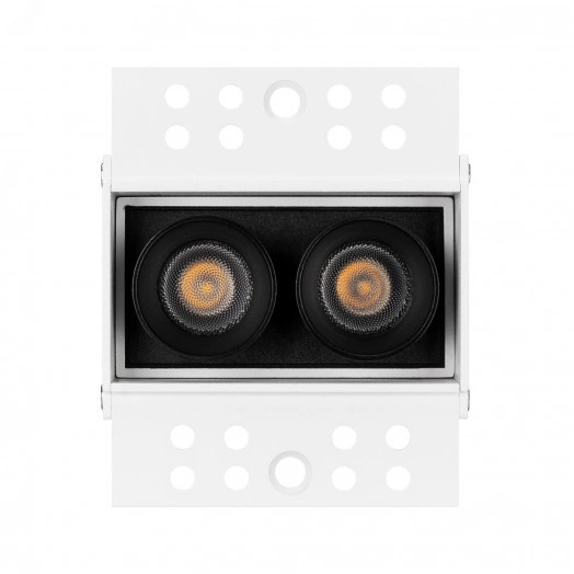 Светильник MS-ORIENT-BUILT-TRIMLESS-TC-S38x67-5W Warm3000 (WH-BK, 30 deg, 230V) (ARL, IP20 Металл, 5 лет)