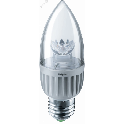 Лампа светодиодная 7вт NLL-C37-7-230-2.7K-E27-CL