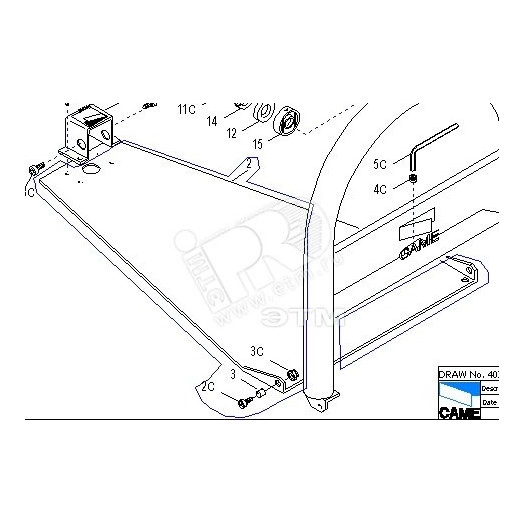 Штырь разблокировки C-BX (арт)
