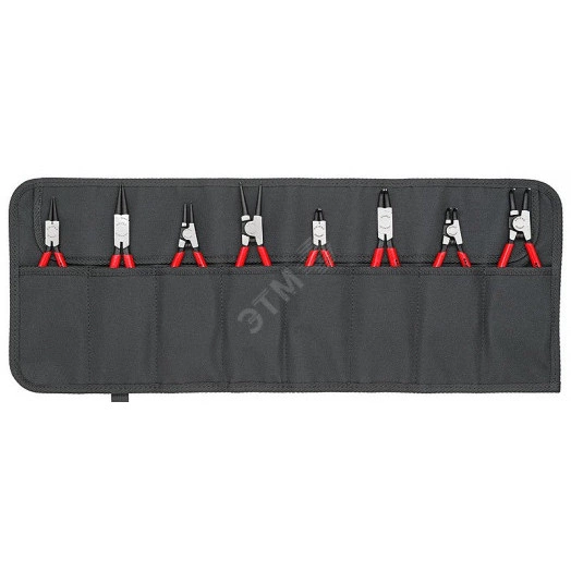 Набор щипцов для внутренних и внешних стопорных колец чехол-скрутка из полиэстера 8 предметов щипцы 44 11 J1 44 11 J2 44 21 J11 44 21 J21 46 11 A1 46 11 A2 46 21 A11 46 21 A21