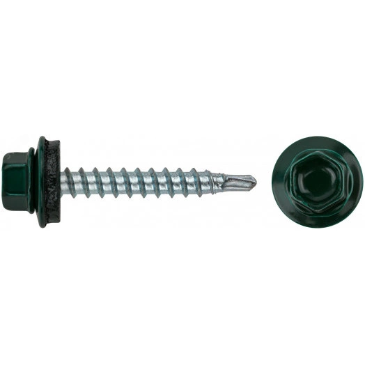 Шуруп кровельный 4,8х32 сверлоконечный (100шт)