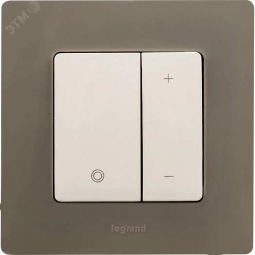 ETIKA Рамка 1 пост светлая галька