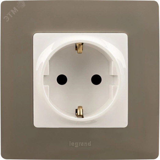 ETIKA Рамка 1 пост светлая галька