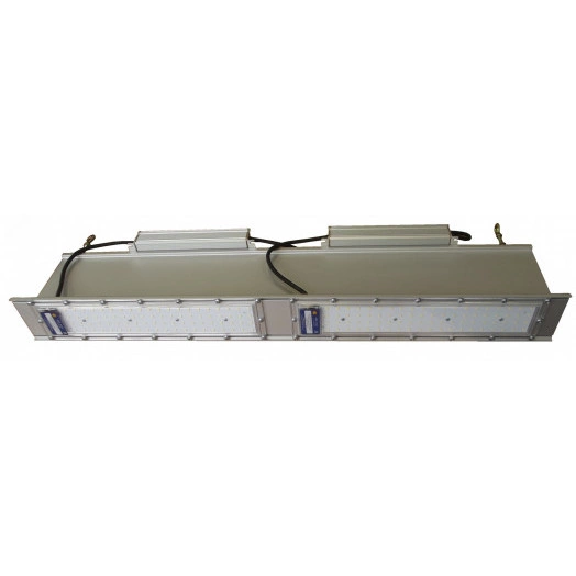 Светильник светодиодный ДСП-200Вт, белый (5000К), 21600 Лм, 120°, IP65, КСС Д, 800х210х90мм Rail-02(Д)