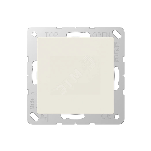 Крышка для произвольных отверстий (с несущей платой)  Серия A500  Материал- термопласт  Цвет- слоновая кость