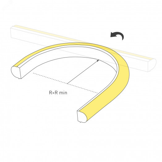 Лента герметичная MOONLIGHT-TOP-G120-16x15mm 24V RGB (12 W/m, IP67, 5m, wire x2) (Arlight, Вывод кабеля боковой)