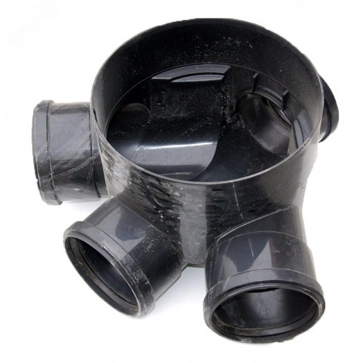 Днище колодца тип 400 три входа - один выход 200 мм