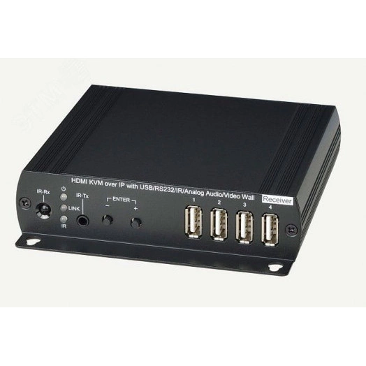 Передатчик KVM - HDMI, USB, аудио, RS232 и ИК сигналов по Ethernet до 150м