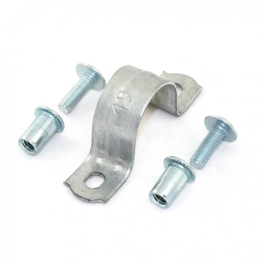 Комплекты для крепления ОКЛ с использованием винта, заклепки и скобы СМД 16-17