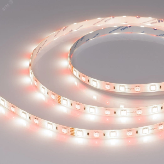 Лента RTW-SE-B60-10mm 24V RGBW-White (14.4 W/m, IP65, 5060, 5m) (, Открытый)