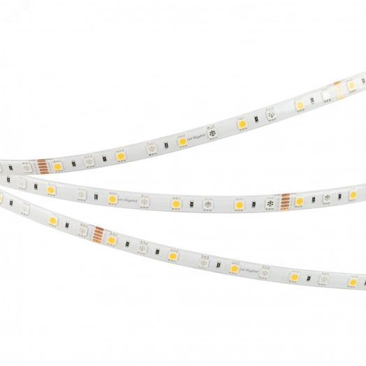 Лента RTW-SE-B60-10mm 24V RGBW-White (14.4 W/m, IP65, 5060, 5m) (, Открытый)